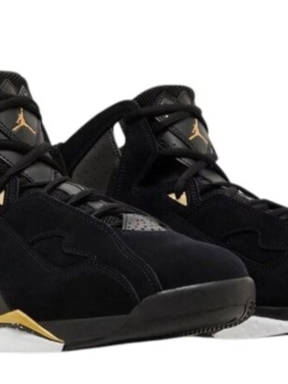 Air Jordan True Flight Black Gold Sneakers 42964072 NWT